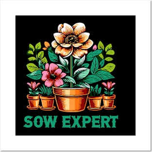 gardening sow expert growing gardens Posters and Art